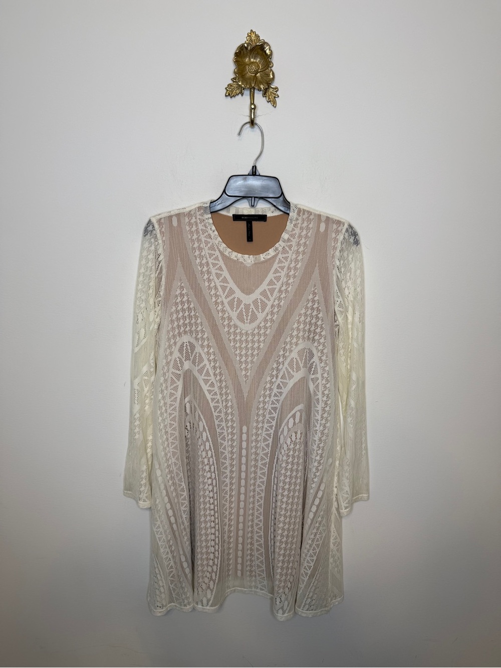 BCBGMaxAzria Natyly Lace Swing Dress S